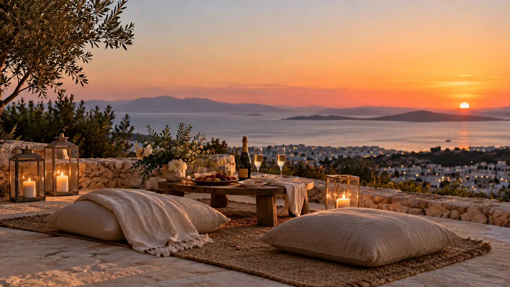 Athens Riviera seaside marriage proposal